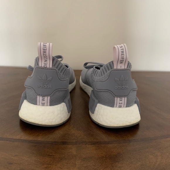 GREY WOMAN NMD ADIDAS SNEAKERS - Picture 2 of 3